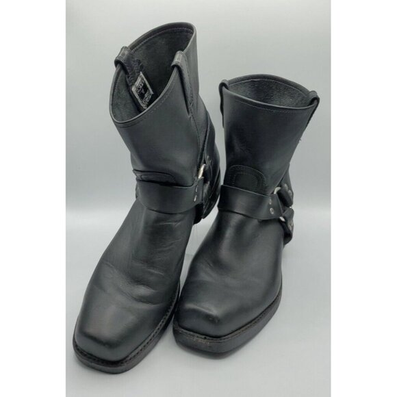 Frye Other - Frye Harness Motorcycle Boots Leather Black Moto Biker Mens Size 13 M 501084 700